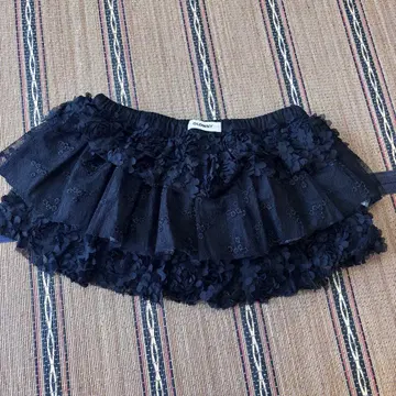 GLOWNY GIRLFRIEND LACE RUFFLE MINI SKIRT