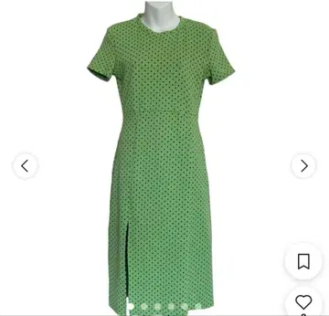 [ ZARA ] 택 포함 미사용 새상품 도트 슬릿 원피스 S