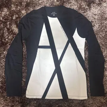 Armani Exchange 그래픽 긴팔 셔츠 XS