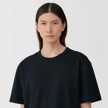 [완판템] MUJI Labo 옛날 제법으로 짜 올린 천축 크루넥 티셔츠