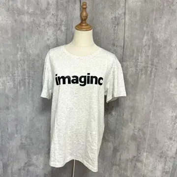 imagino 로고 레터 프린트 심플 캐주얼 깔끔 고급