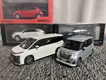 다양한 도요타 색상 샘플 세트.