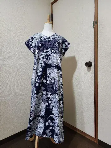 유카타 리메이크 원피스 롱 기장