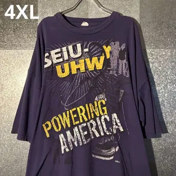 USA 구제 티셔츠 4XL 사이즈 오버 사이즈 빅 사이즈
