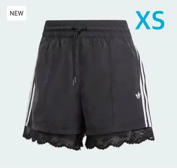 아디다스 레이스 트림 쓰리 스트라이프 숏 팬츠