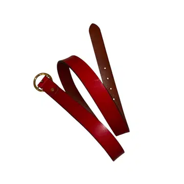 Vintage Real Leather Design Belt