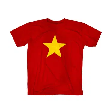 Vintage Vietnam Flag Design Tee