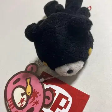 척스 GP 탈그루미 씹는 힘 자랑 키링 봉제 인형 블랙