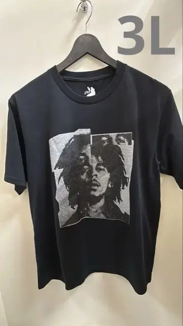 밥 말리 BOB MARLEY ZION 셔츠 3L 블랙 미사용 새상품