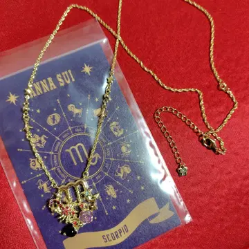 ANNA SUI 안나수이 목걸이 전갈좌