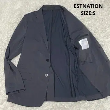 봄/여름 ESTNATION 헤어라인 스트라이프 스트레치 테일러드 자켓