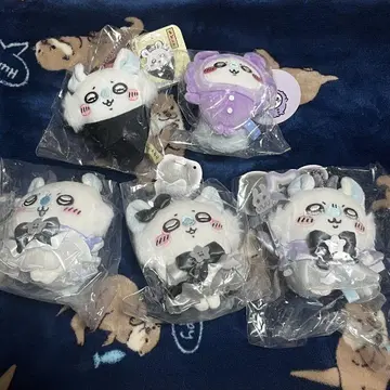 치이카와 (먼작귀) 모몽가 봉제 인형 마스코트 키링 세트