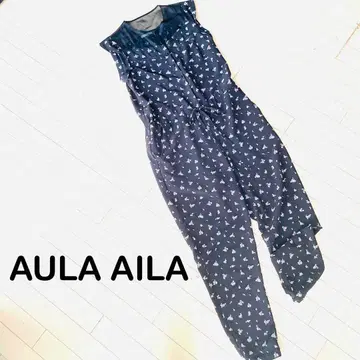 AULA AILA 아우라 아이라 플라워 무늬 올인원 살로펫
