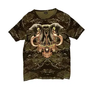 Rare Marcelo Burlon 16SS Camo Design Tee