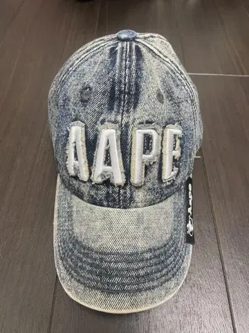 AAPE 데님 캡 S/M