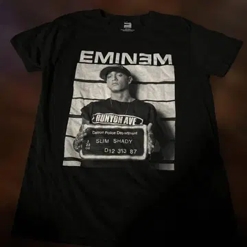 Eminem 마그샷 티셔츠 L 사이즈 2013년 제작