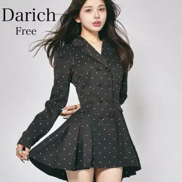 Darich 다리치 백 컨셔스 자켓 미니 원피스 도트