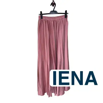 SLOBE IENA 핑크 스커트 타프타 와셔