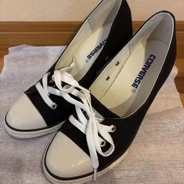 컨버스 올스타 스니커즈 펌프스 하이힐 24.5cm