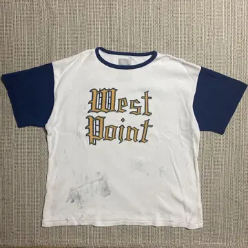 BOWWOW 25SS WEST POINT LOGO RIBBED SS CS