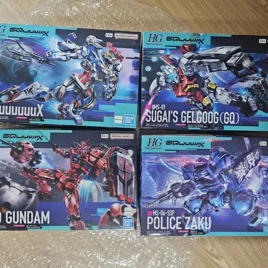 HG gMS-α 赤いガンダム & POLICE ZAKU セット Amazon.com: Bandai Hobby - Mobile Suit Gundam GQuuuuuuX - #2