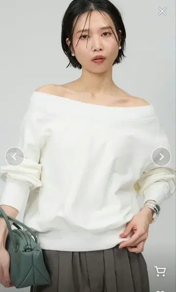 BABYLONE 보트넥 쭈리 풀오버