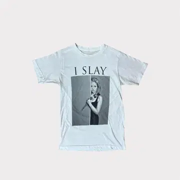 I SLAY 프린트 티셔츠