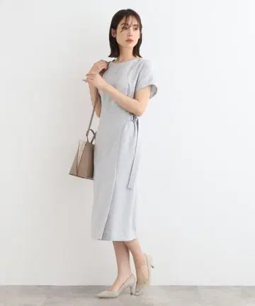 [미사용] INDIVI 린넨 스타일업 원피스