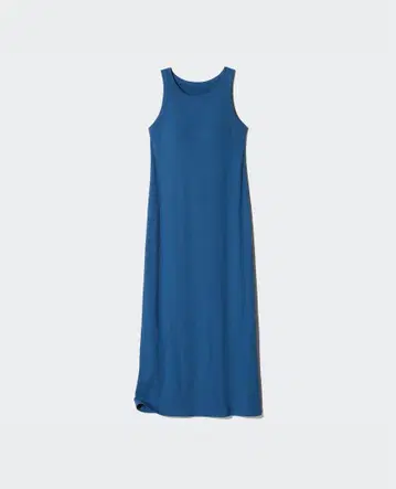 유니클로 UNIQLO 리브 브라 원피스 S 블루 완판템