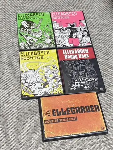 ELLEGARDEN 엘르 가든 DVD 5장