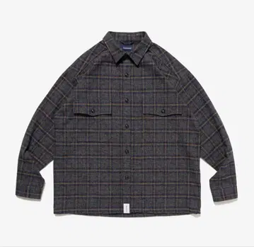 VANNING PLAID LS SHIRT NAVY 디센던트 셔츠