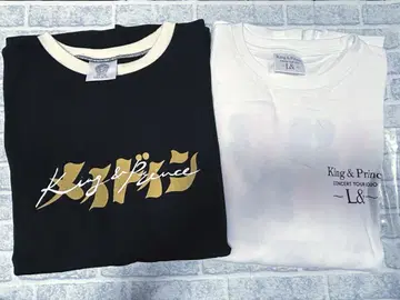 King & Prince 투어 티셔츠 메이드 인 made in L&