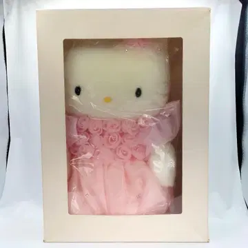 레어 헬로키티 웨딩 인형 특대형 봉제 인형 웰컴 인형