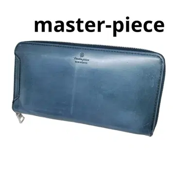 master-piece 레어 컬러 장지갑 일본제 고급 라운드 지퍼