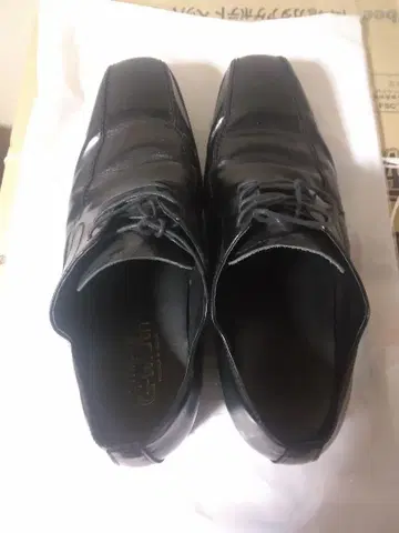 블랙 가죽 포멀 신발 레이스업