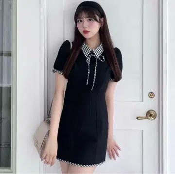 OLIVEdesOLIVE 3way 도킹 미니 원피스 블랙