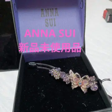 ANNA SUI 나비와 꽃 모티프 머리핀