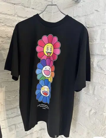 Tonari no Zingaro Flowers 티셔츠 BlackL