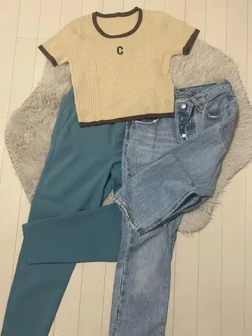 리바이스 스트레이트 데님 spick&span 테이퍼드 팬츠