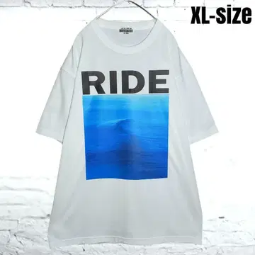 [새상품] RIDE Nowhere 밴드 티셔츠 화이트 3