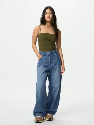 UNIQLO 배기 커브 팬츠 27
