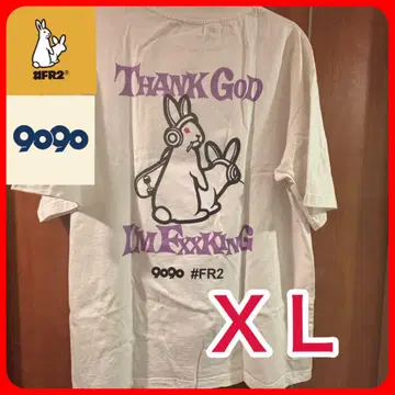 FR2 x 9090 콜라보 후쿠레나 착용 티셔츠 XL 사이즈