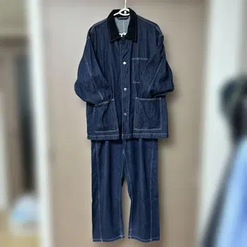 GU 지유 데님 셋업 상의 XL 하의 L