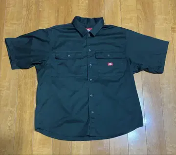 DICKIES 카키 워크 셔츠 M