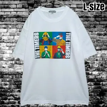 [새 상품] THE TIMERS 티셔츠 화이트 2