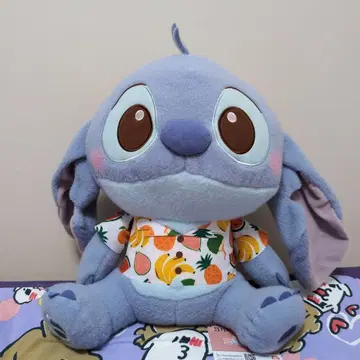 스티치 봉제 인형 후르츠 패턴