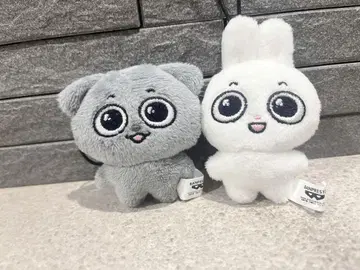 새상품 Kkamung&Angto 봉제 인형 마스코트 카뭉 앙토 2점