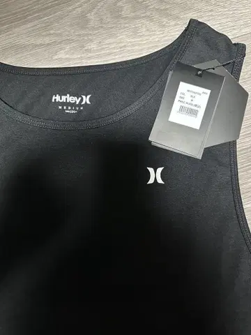 Hurley 블랙 탱크탑 M