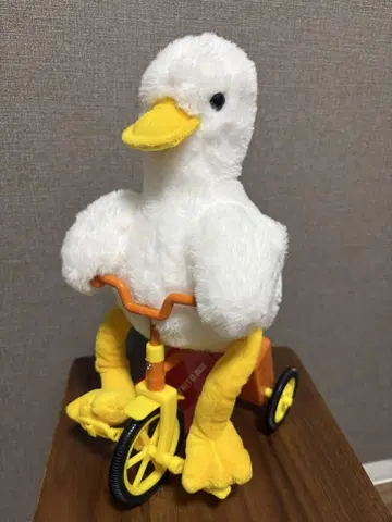 TAITO 챠리아 오리 봉제 인형 삼륜차 완구