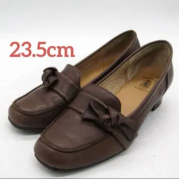라스피니 로퍼 청키힐 23.5cm RASPINI 브라운
